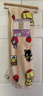 Hello Kitty and Friends Plush Silk Touch Throw Blanket 50” x 70” NWT